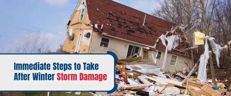 Immediate Steps to Take After Winter Storm Damage