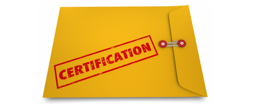 Certifications and Standards