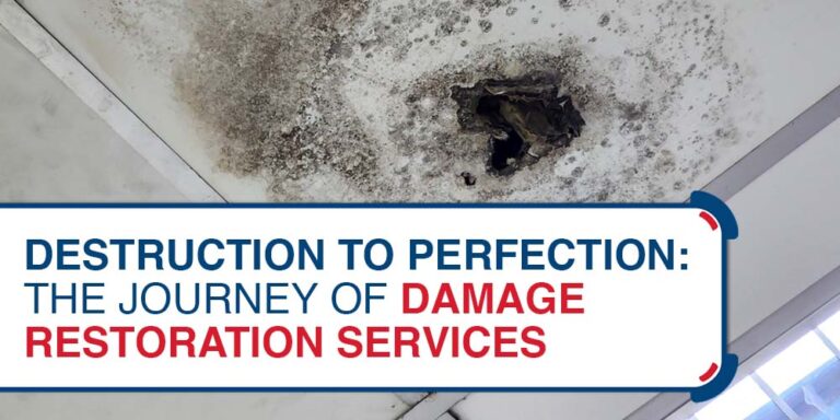 Destruction to Perfection: The Journey of Damage Restoration Services