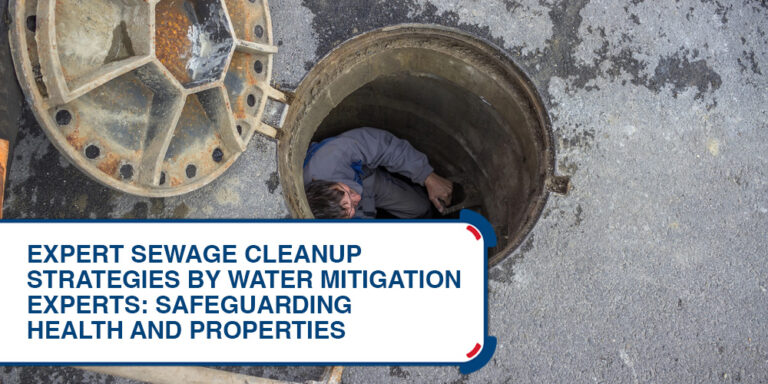 Expert Sewage Cleanup Strategies by Water Mitigation Experts: Safeguarding Health and Properties