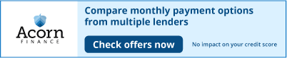 Acorn Finance Banner Easy Payment Options Acorn Finance Banner Easy Payment Options Horizontal Small