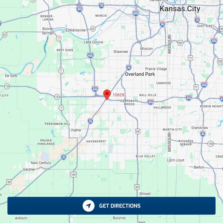 Areas We Serve Service Area Map
